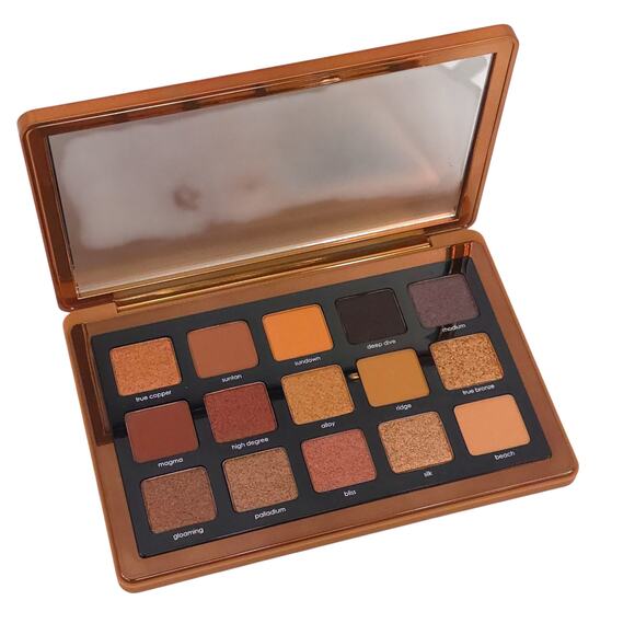 Natasha Denona Bronze Eyeshadow Palette Matte Metallic Duo Chrome NEW